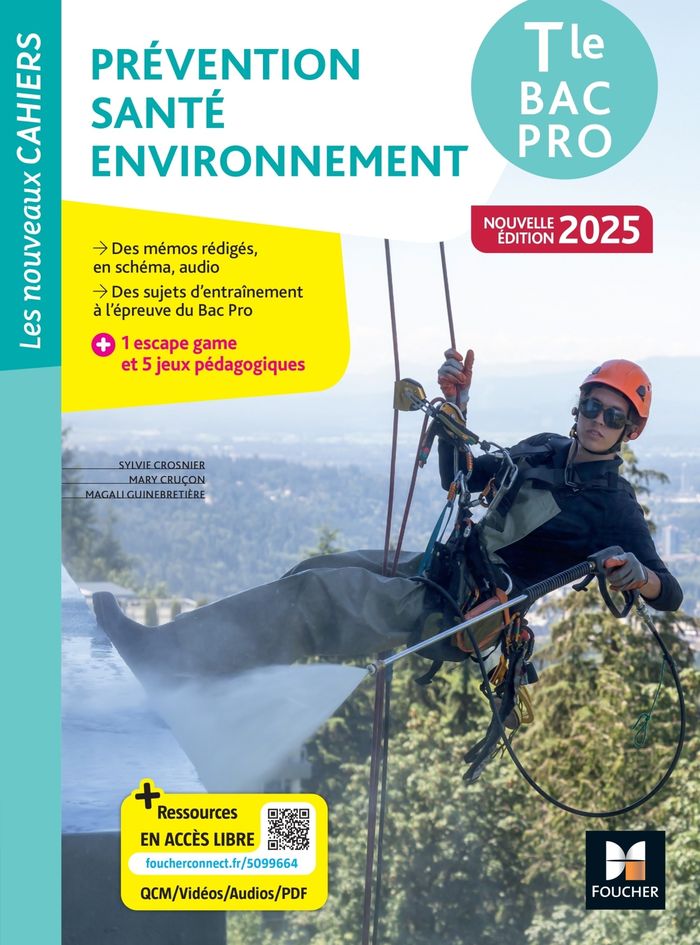Couverture du livre « Prévention, santé, environnement : Terminale bac pro », librairie Les Contes Infusés à Corte