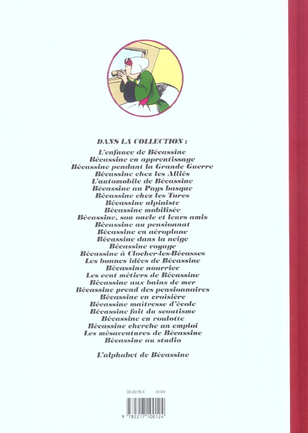 Quatrième de couverture de « BECASSINE EN AEROPLANE »
