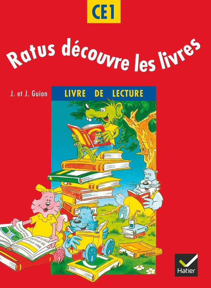 Couverture du livre « RATUS DECOUVRE LES LIVRES CE1, LIVRE DE LECTURE », librairie Les Contes Infusés à Corte