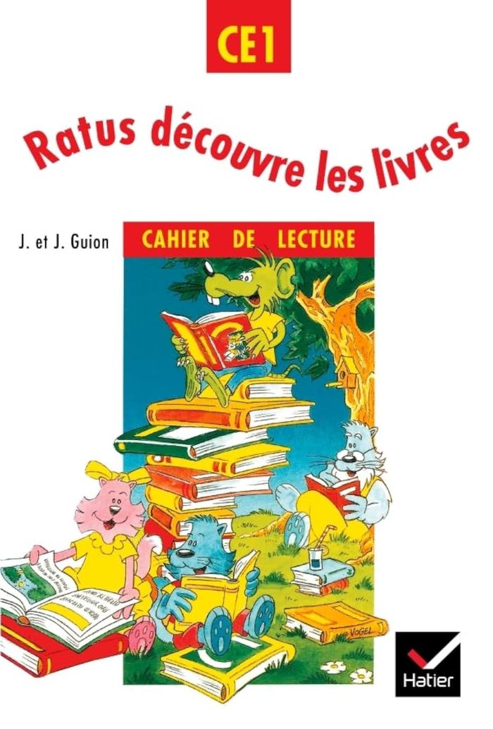 Couverture du livre « RATUS DECOUVRE LES LIVRES CE1, CAHIER DE LECTURE » de Guion, librairie Les Contes Infusés à Corte