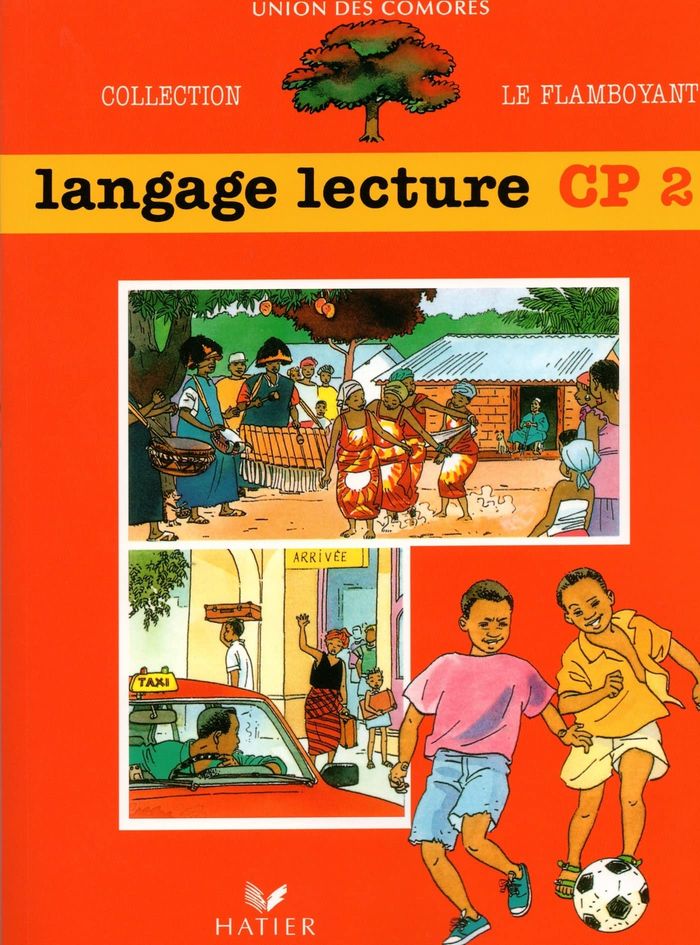Couverture du livre « LE FLAMBOYANT, LIVRE DE L'ELEVE (BROCHE 2 COULEURS), LANGAGE LECTURE, CP2, COMORES » de Collectif, librairie Les Contes Infusés à Corte