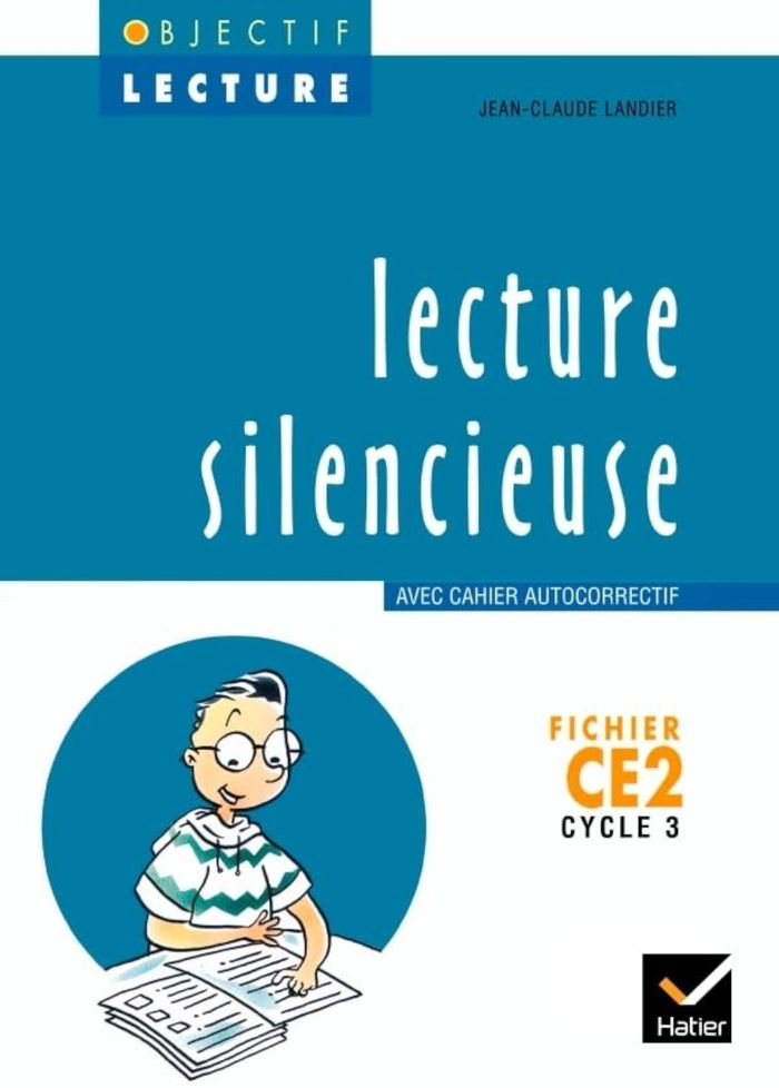 Couverture du livre « OBJECTIF LECTURE - LECTURE SILENCIEUSE CE2 » de Jean-Claude Landier, librairie Les Contes Infusés à Corte