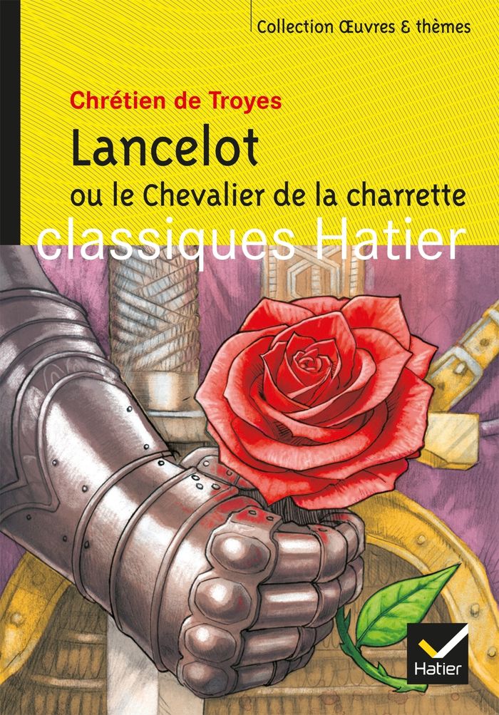 Couverture du livre « Lancelot ou Le chevalier de la charrette : roman » de Chrétien de Troyes, librairie Les Contes Infusés à Corte