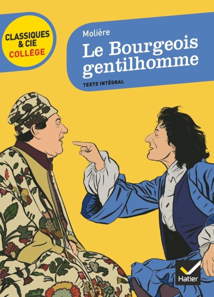 Couverture du livre « LE BOURGEOIS GENTILHOMME », librairie Les Contes Infusés à Corte