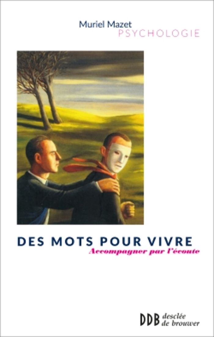 Couverture du livre « DES MOTS POUR VIVRE - ACCOMPAGNER PAR L'ECOUTE » de Muriel Mazet, librairie Les Contes Infusés à Corte