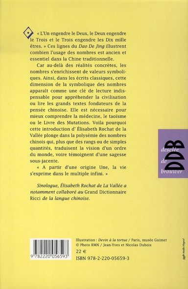 Quatrième de couverture de « LA SYMBOLIQUE DES NOMBRES DANS LA CHINE TRADITIONNELLE »