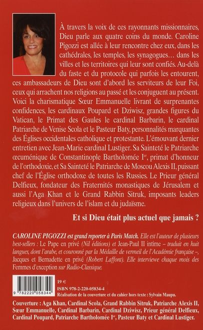 Quatrième de couverture de « AMBASSADEURS DE DIEU »