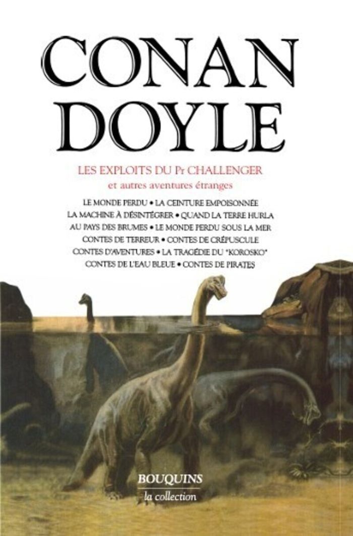 Couverture du livre « LES EXPLOITS DU PR CHALLENGER ET AUTRES AVENTURES ETRANGES », librairie Les Contes Infusés à Corte