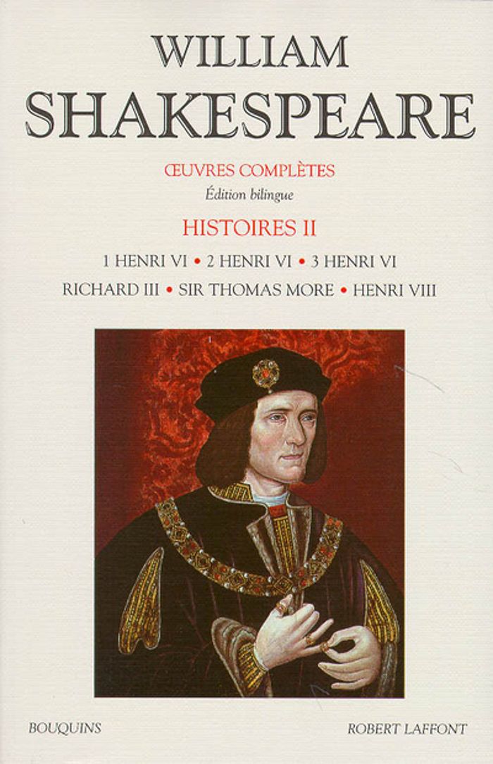 Couverture du livre « SHAKESPEARE - HISTOIRE - TOME 2 - EDITION BILINGUE FRANCAIS/ANGLAIS - VOL02 » de William Shakespeare, librairie Les Contes Infusés à Corte