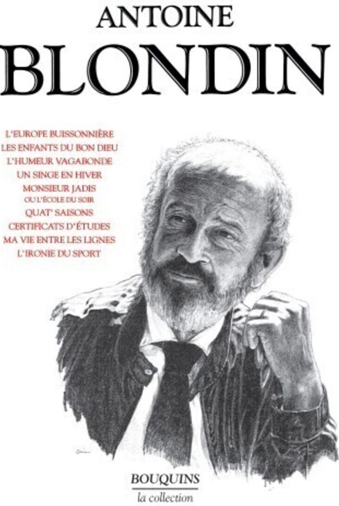Couverture du livre « ANTOINE BLONDIN - L'EUROPE BUISSONNIERE », librairie Les Contes Infusés à Corte