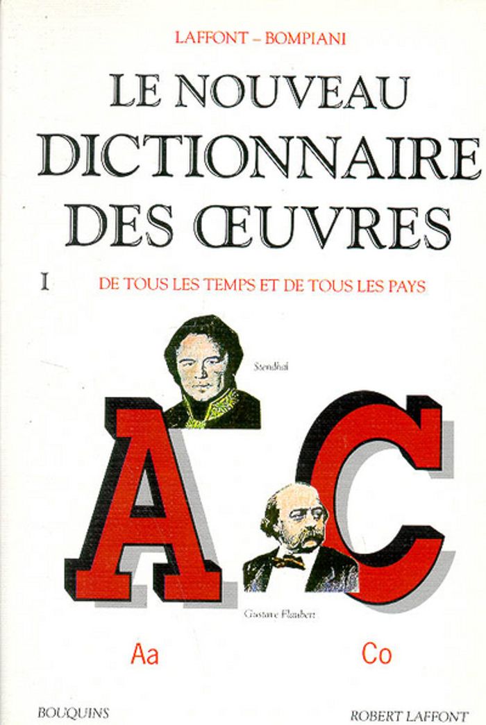 Couverture du livre « NOUVEAU DICTIONNAIRE DES OEUVRES - TOME 1 - VOL01 » de Collectif, librairie Les Contes Infusés à Corte