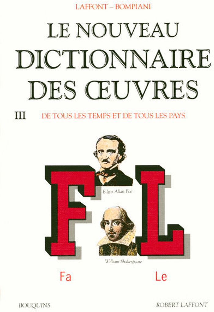 Couverture du livre « NOUVEAU DICTIONNAIRE DES OEUVRES - TOME 3 - VOL03 » de Collectif, librairie Les Contes Infusés à Corte