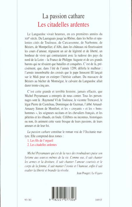 Quatrième de couverture de « LES CITADELLES ARDENTES - TOME 2 - NE - VOL02 »