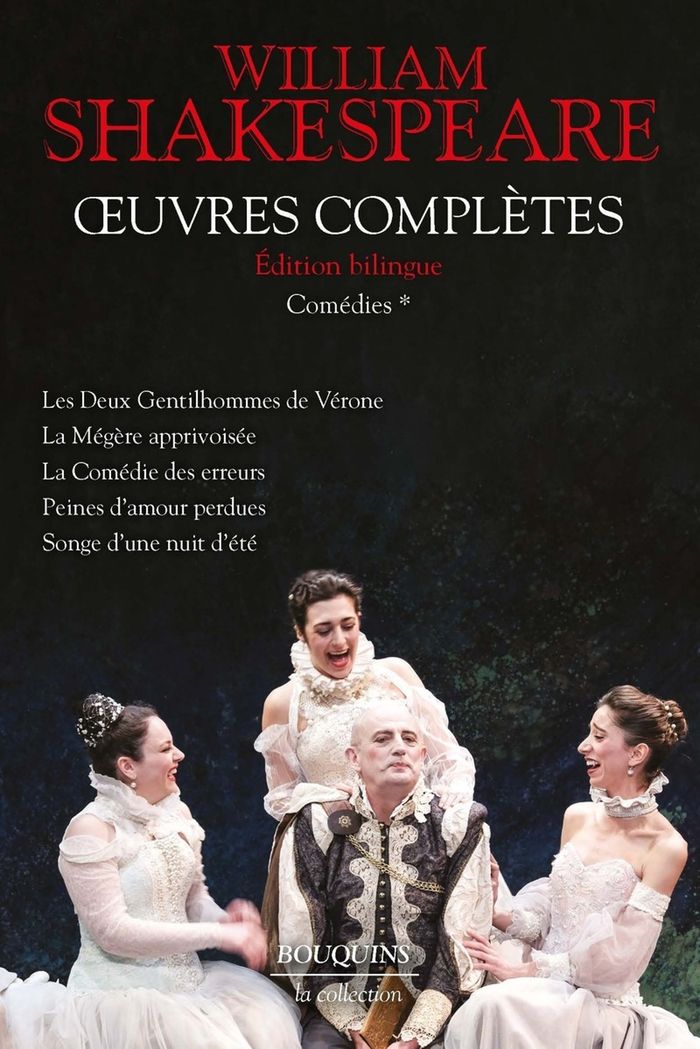 Couverture du livre « SHAKESPEARE - COMEDIES - TOME 1 - EDITION BILINGUE FRANCAIS/ANGLAIS - VOL01 » de William Shakespeare, librairie Les Contes Infusés à Corte