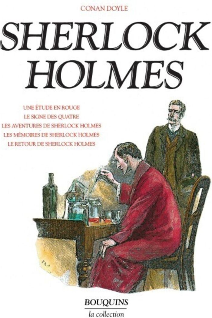 Couverture du livre « SHERLOCK HOLMES - TOME 1 - NE - BQ - VOL01 » de Doyle Arthur Conan, librairie Les Contes Infusés à Corte