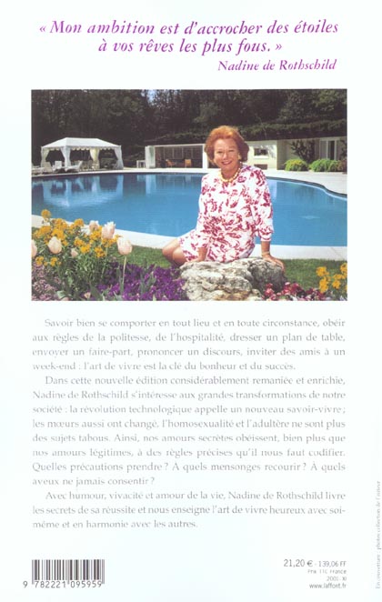 Quatrième de couverture de « LE BONHEUR DE SEDUIRE, L'ART DE REUSSIR LE SAVOIR-VIVRE DU XXIE SIECLE - LE SAVOIR-VIVRE DU XXIEME S »