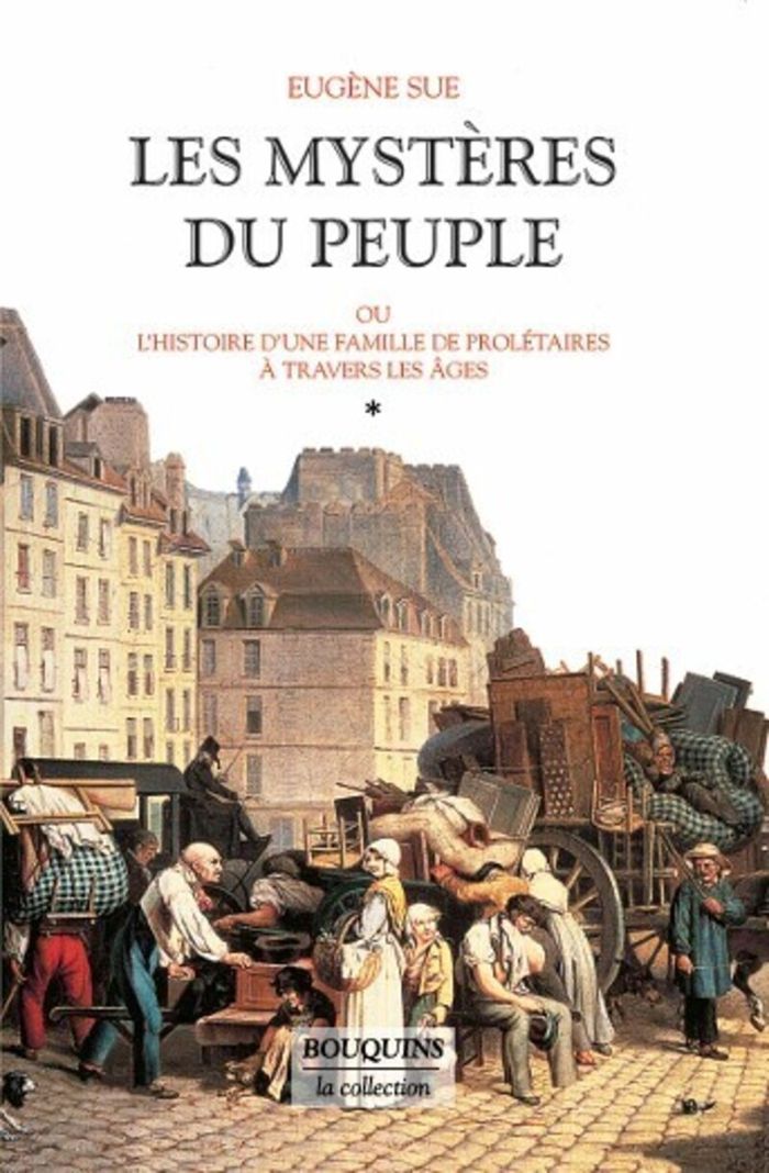 Couverture du livre « LES MYSTERES DU PEUPLE OU HISTOIRE D'UNE FAMILLE DE PROLETAIRES A TRAVERS LES AGES » de Eugene Sue, librairie Les Contes Infusés à Corte