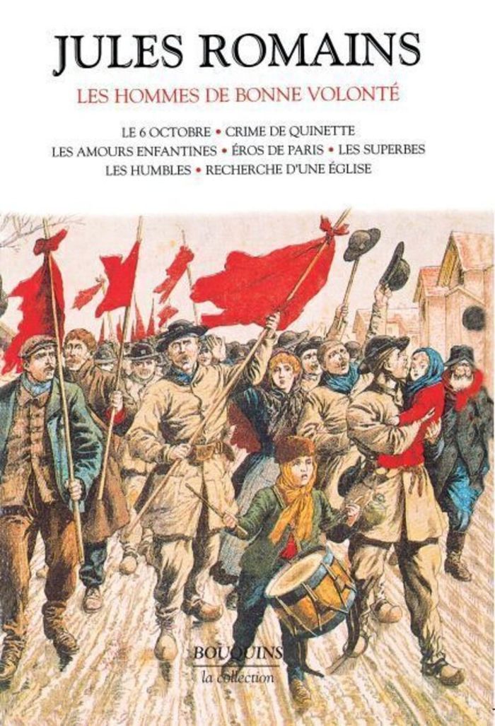 Couverture du livre « LES HOMMES DE BONNE VOLONTE - T1 - NE - TOME 1 - VOL01 » de Jules Romains, librairie Les Contes Infusés à Corte