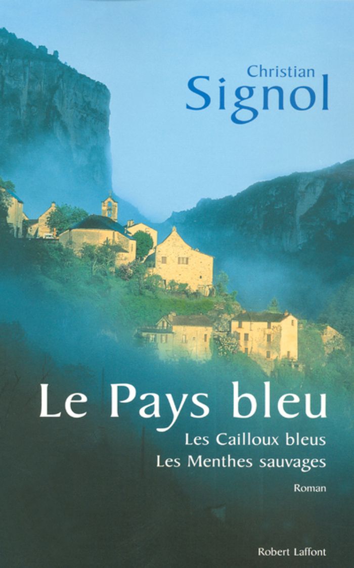 Couverture du livre « Le Pays bleu : roman » de Christian Signol, librairie Les Contes Infusés à Corte