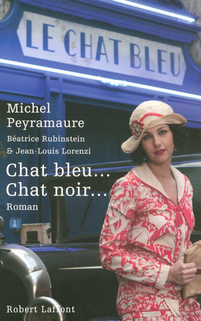Couverture du livre « CHAT BLEU... CHAT NOIR... » de Peyramaure/lorenzi, librairie Les Contes Infusés à Corte