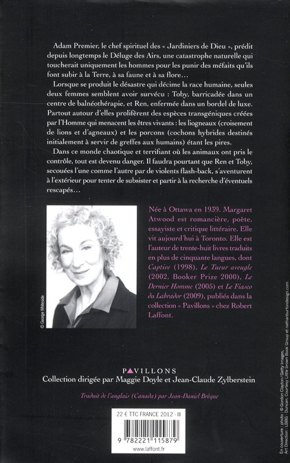 Quatrième de couverture de « Le temps du déluge »