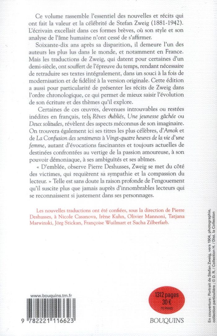 Quatrième de couverture de « La confusion des sentiments et autres récits »