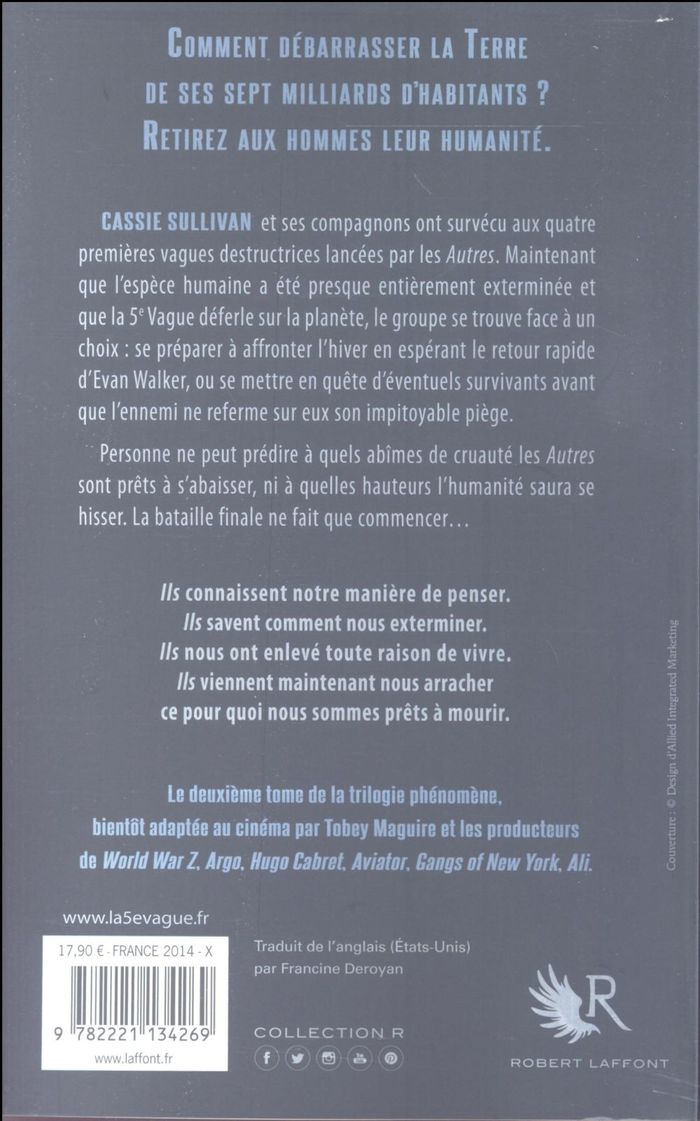 Quatrième de couverture de « La mer infinie : roman »