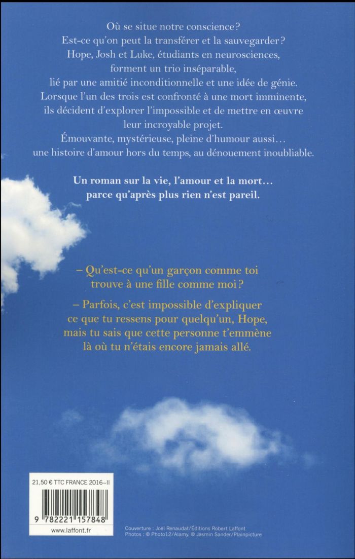 Quatrième de couverture de « L'horizon à l'envers : roman »