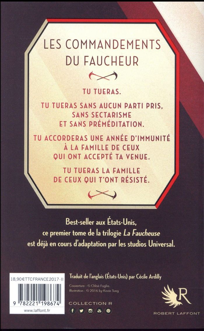 Quatrième de couverture de « La faucheuse : roman »