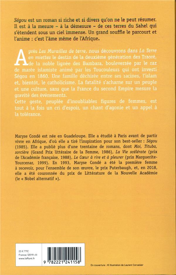 Quatrième de couverture de « La terre en miettes : roman »