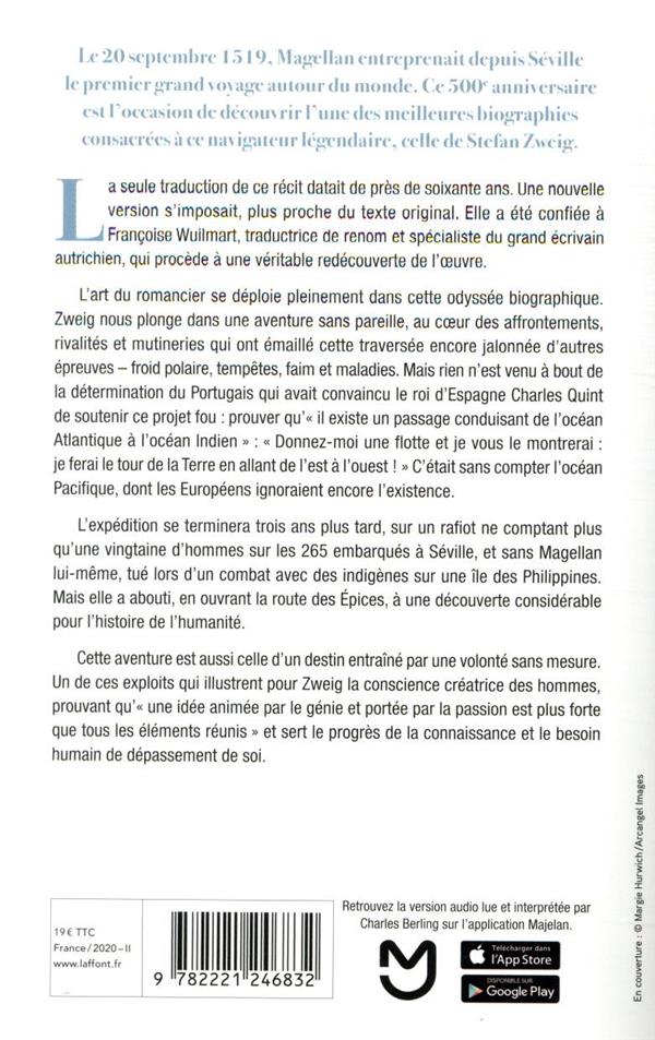 Quatrième de couverture de « Magellan : l'homme et son exploit »