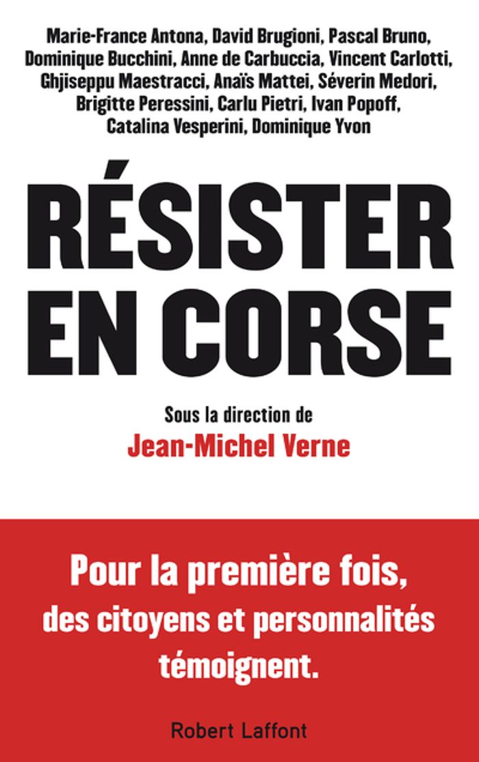 Couverture du livre « RESISTER EN CORSE » de Collectif, librairie Les Contes Infusés à Corte