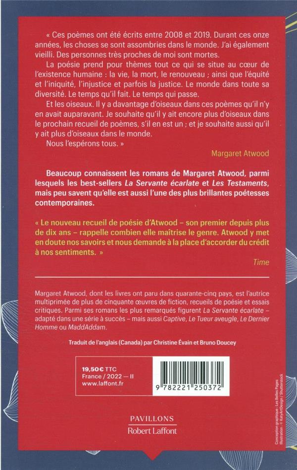 Quatrième de couverture de « Poèmes tardifs »