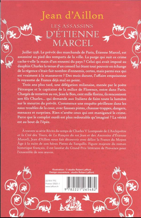 Quatrième de couverture de « Les assassins d'Étienne Marcel »