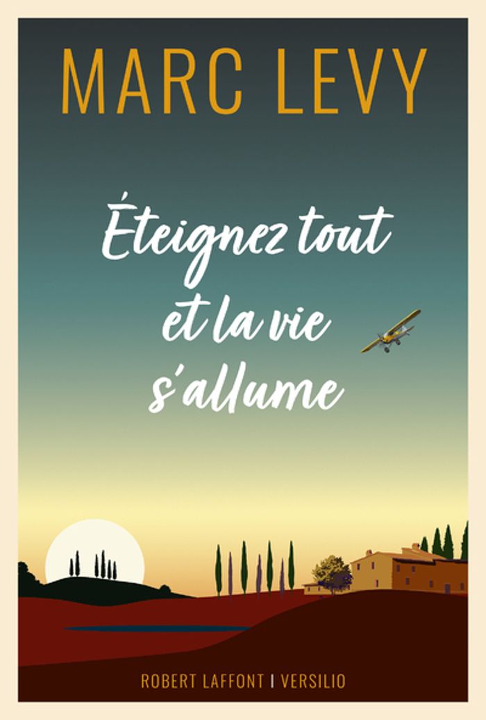 Couverture du livre « Éteignez tout et la vie s'allume : roman » de Marc Lévy, librairie Les Contes Infusés à Corte