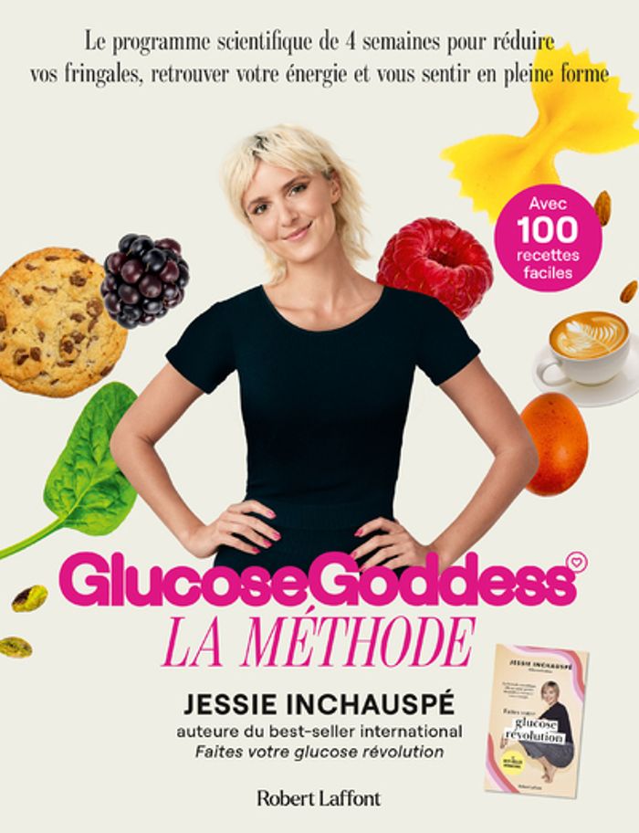 Couverture du livre « GlucoseGoddess : la méthode » de Jessie Inchauspé, librairie Les Contes Infusés à Corte
