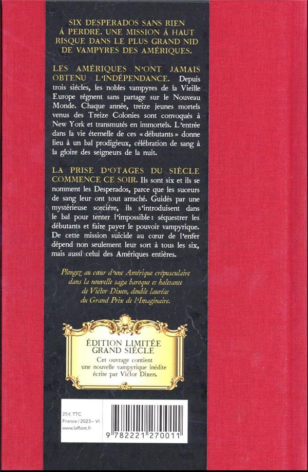 Quatrième de couverture de « Le tombeau des immortels : vampyria america »