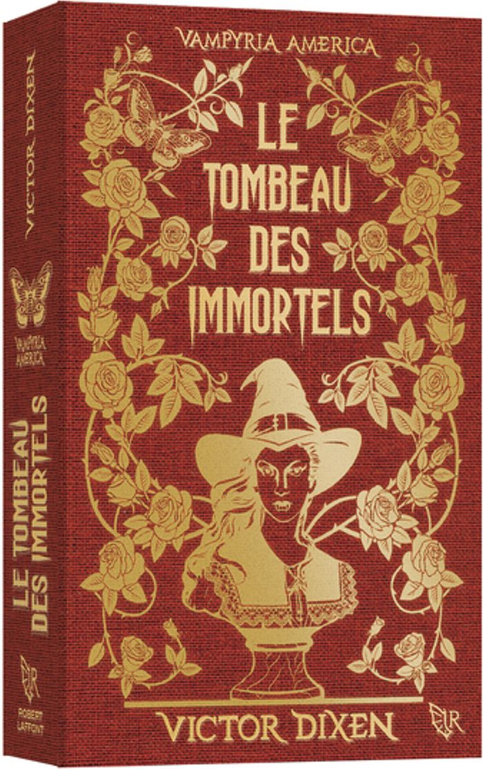 Couverture du livre « Le tombeau des immortels : vampyria america » de Victor Dixen, librairie Les Contes Infusés à Corte