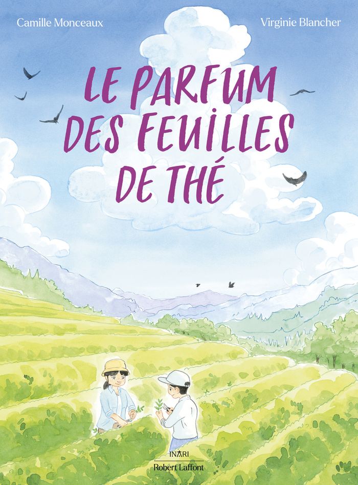 Couverture du livre « LE PARFUM DES FEUILLES DE THE » de Monceaux/blancher, librairie Les Contes Infusés à Corte