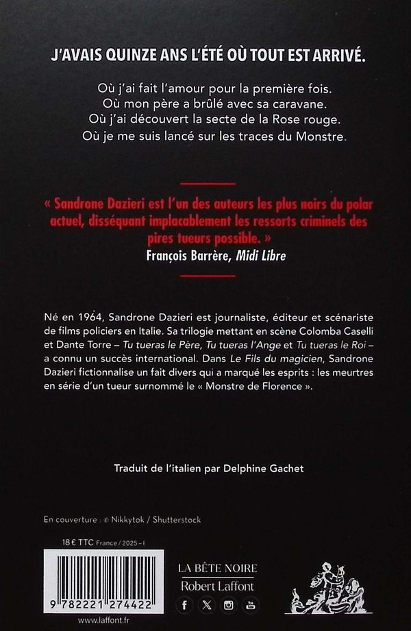 Quatrième de couverture de « Le fils du magicien »