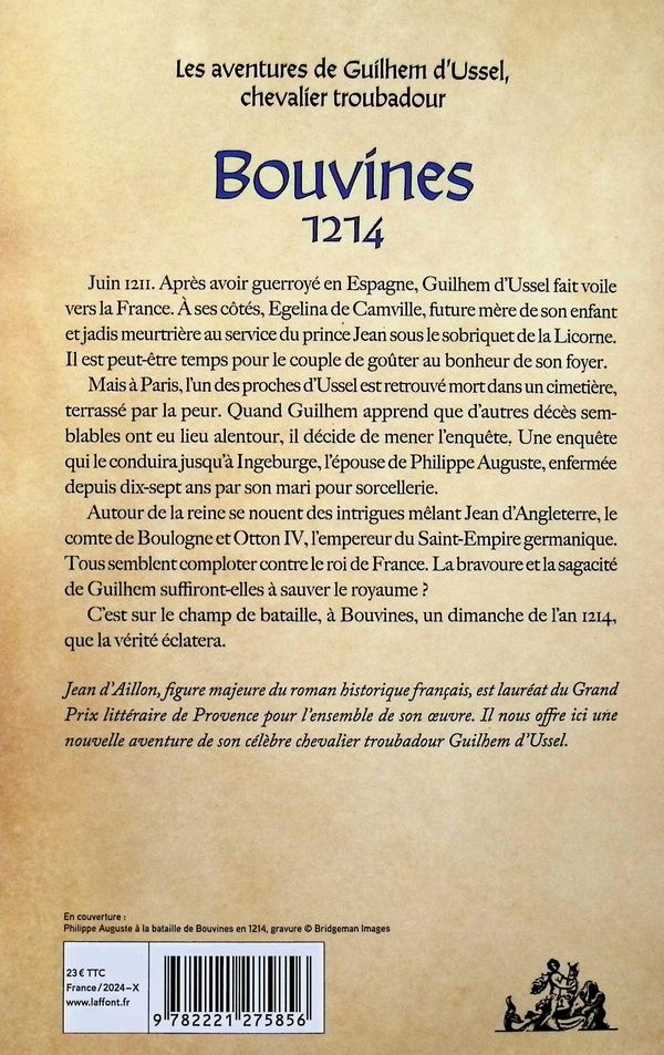 Quatrième de couverture de « Bouvines, 1214 »