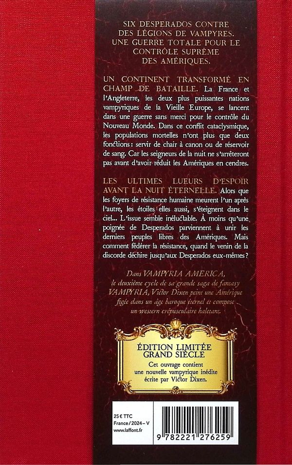 Quatrième de couverture de « Le tombeau des étoiles »