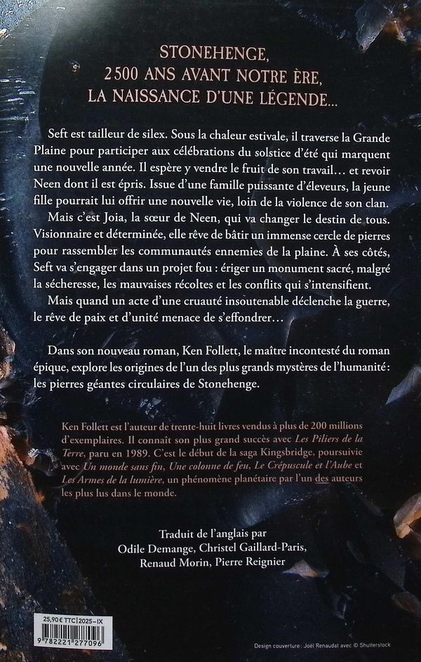 Quatrième de couverture de « LE CERCLE DES JOURS »