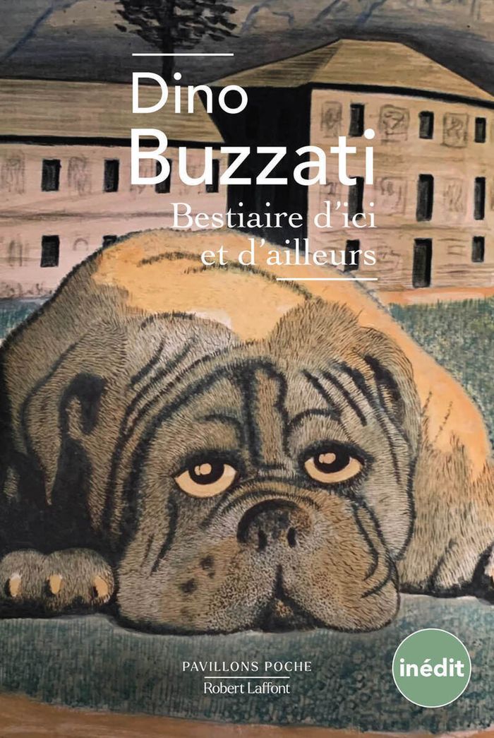 Couverture du livre « Bestiaire d'ici et d'ailleurs » de Dino Buzzati, librairie Les Contes Infusés à Corte