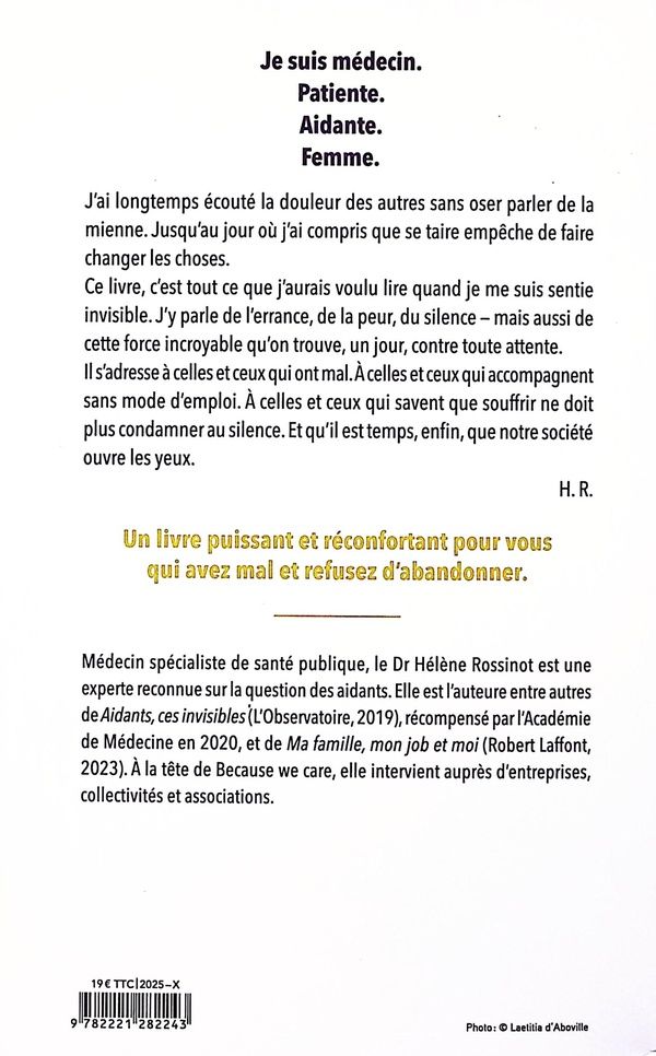 Quatrième de couverture de « Revivre malgré la douleur »