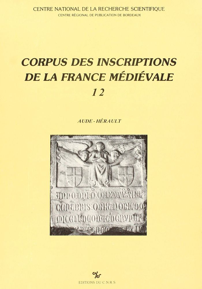 Couverture du livre « CORPUS DES INSCRIPTIONS DE LA FRANCE MEDIEVALE - 12 - VOL12 » de Collectif, librairie Les Contes Infusés à Corte