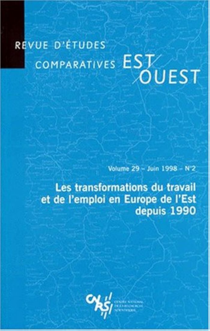 Couverture du livre « REV.ETUD.COMP.EST-OUEST 1998 V.29 N.2 » de Collectif, librairie Les Contes Infusés à Corte