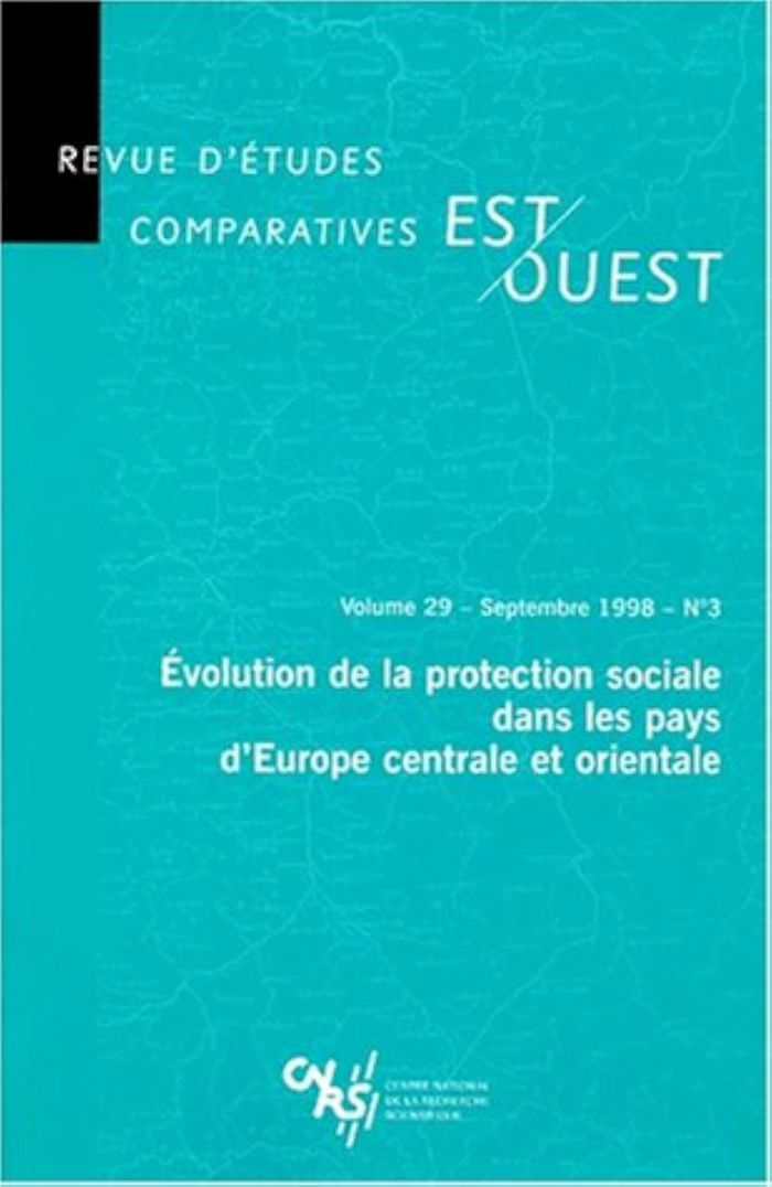 Couverture du livre « REV.ETUD.COMP.EST-OUEST 1998 V.29 N.3 » de Collectif, librairie Les Contes Infusés à Corte
