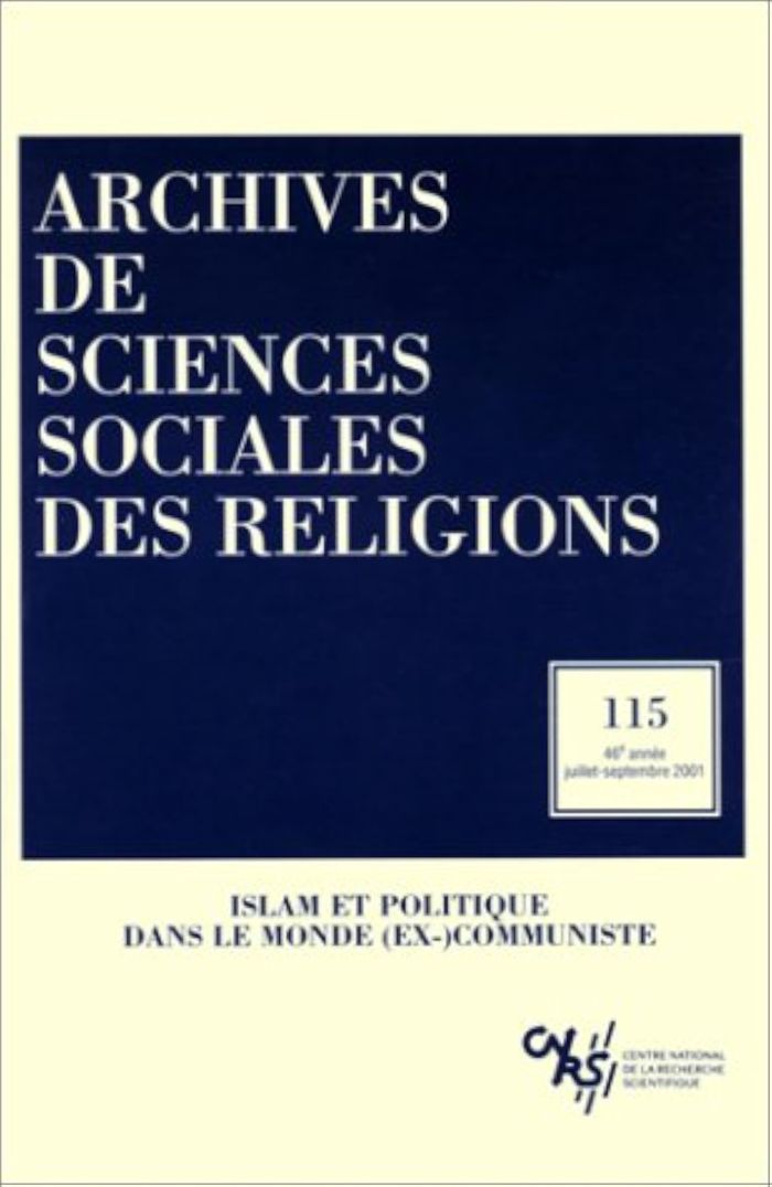 Couverture du livre « ARCHIVES DE SCIENCES SOCIALES DES RELIGIONS 115 - ISLAM ET P » de Collectif, librairie Les Contes Infusés à Corte