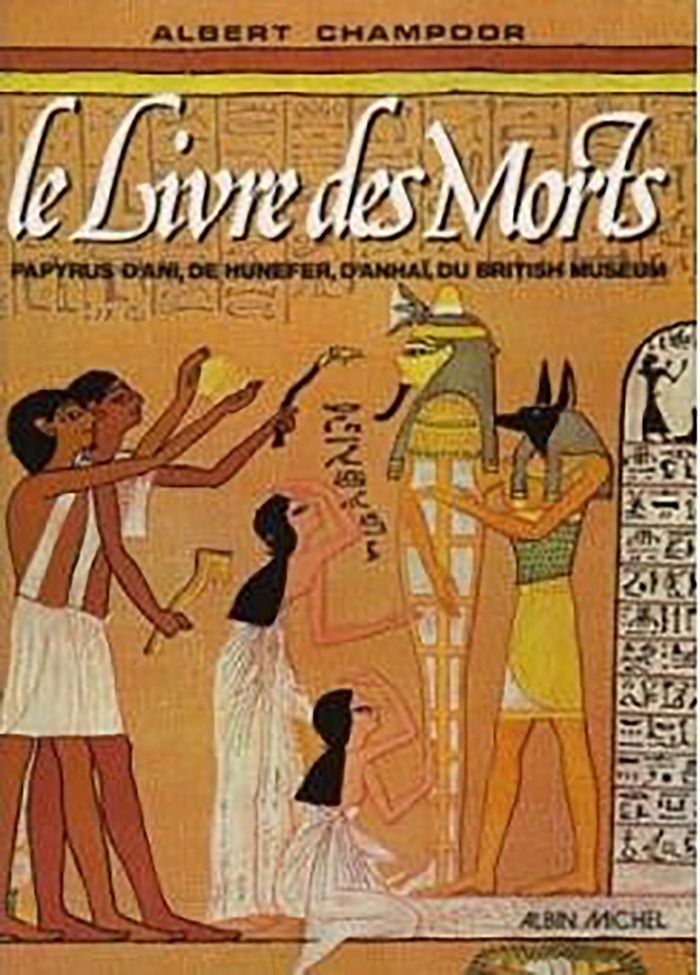 Couverture du livre « LE LIVRE DES MORTS - PAPYRUS D'ANI, DE HUNEFER D'ANHAI DU BRITISH MUSEUM », librairie Les Contes Infusés à Corte